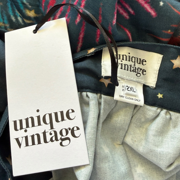 Unique Vintage Disney Fireworks Castle 1950s Full Skirt 2X Rare NWT - Picture 9 of 16